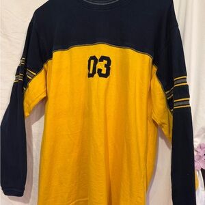 Point Zero Navy Blue V-Neck Sweater